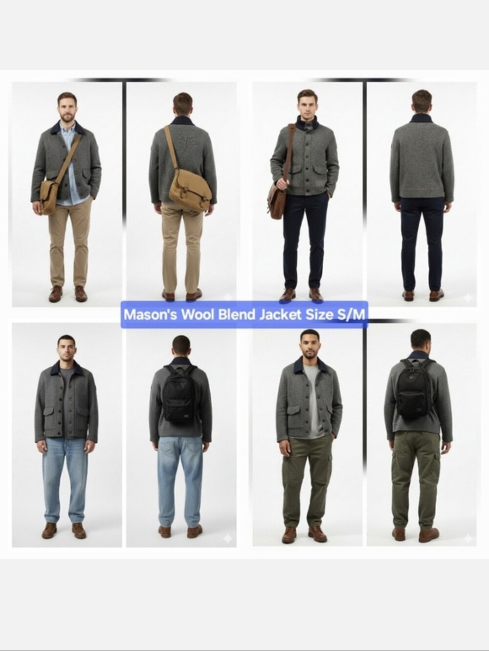 Mason's Wool Blend Jacket Size S/M